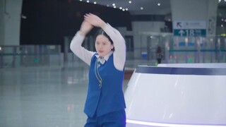 حياة المترو! الموظفون يؤدون رقصة توايس! شاهدوا محطة مترو تشنغدو الرائعة!