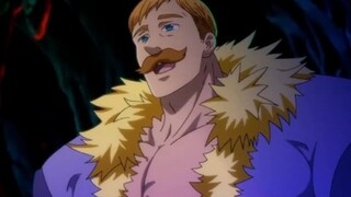Seeing Marin being injured, Escanor was furious and beat her so hard that a revolving lantern appear
