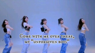 Le sserafim - UNFORGIVEN lyrics (chrous)