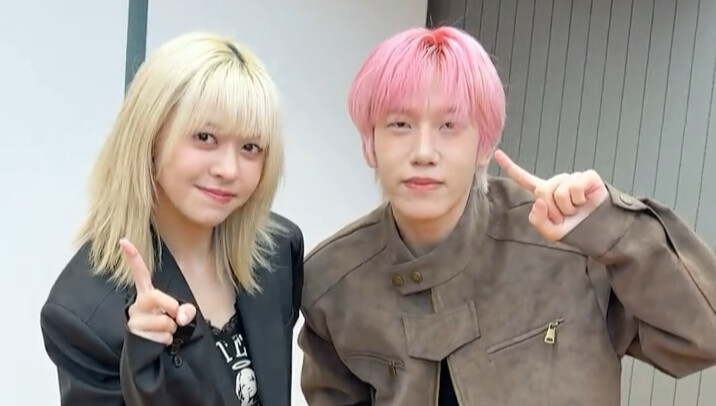 LILY🐨和中国师兄BOYSTORY李梓豪一起 Blue Valentine挑战 🎤🔥