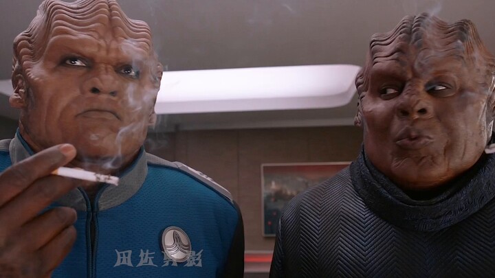 The alien got addicted the first time he smoked and could only smoke 500 cigarettes a day. It made m