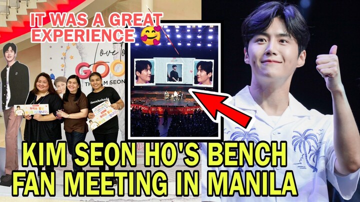 KIM SEON HO'S BENCH FAN MEETING IN MANILA, PHILIPPINES.