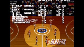 Video Testing. Tecmo Super NBA Basketball. John SNES Lite.