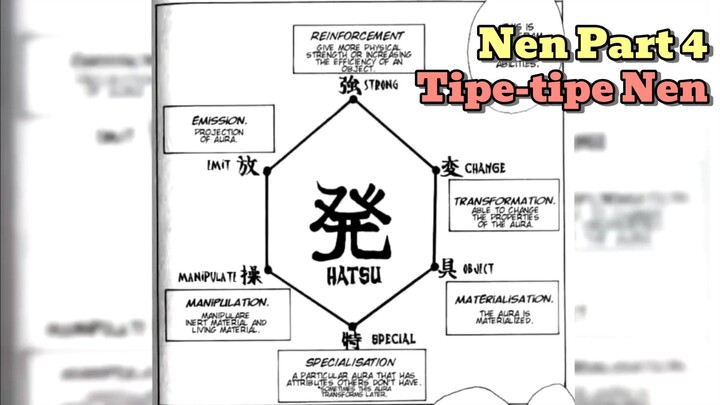 Nen Part 4, Tipe-tipe Nen