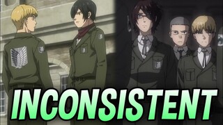 About the INCONSISTENCY of Animation in Attack On Titan Season 4...