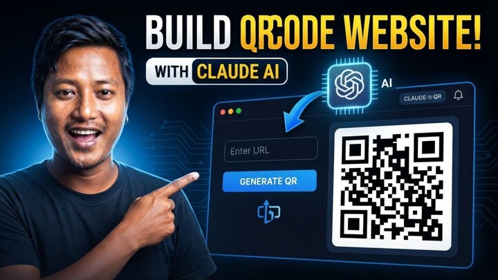 How to Create a QR Code Website Using Claude AI | Build QR Code Generator Website