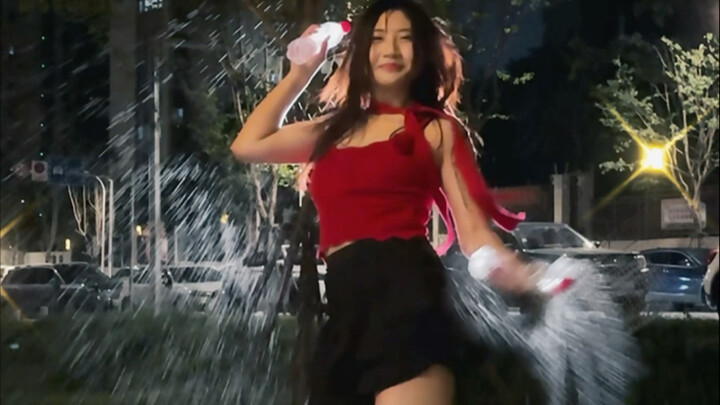 เมื่อฉันท้าให้เต้นท่า "Aquarius Fireworks" ONE SPARK
