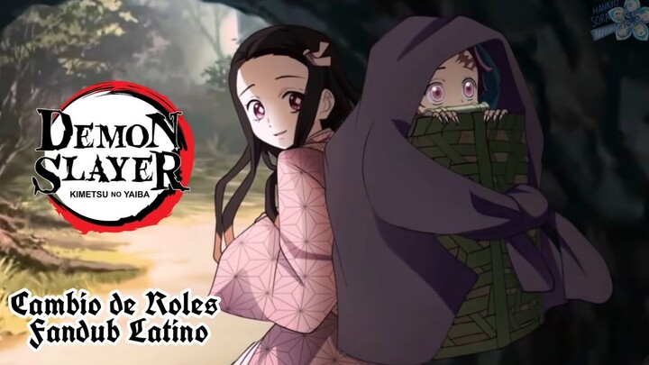 Cambio de Roles Si Tanjiro fuera un demonio | Fandub Latino