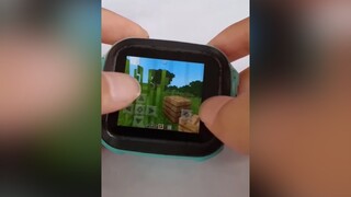 Wow clock 😱 Sao chơi minecraft trên đồng hồ tui thấy nó cứ sao sao á 🤣 minecraft vinhmc fyp viral