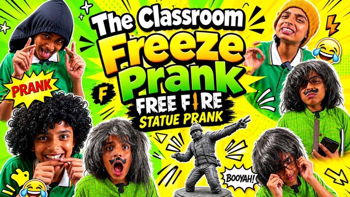 😂 Classroom Freeze Prank Part 01 🤫🏫  #SchoolLife #Comedy #Prank