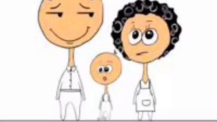 The clown tries to whitewash the ugly family