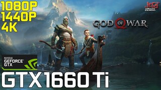 God of War | GTX 1660 Ti | 1080p, 1440p, 4K benchmarks!