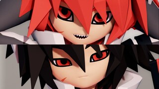 [โลกเว้า-นูน MMD] Pias x Pias-ロキ (รวมถึงบทสนทนา)