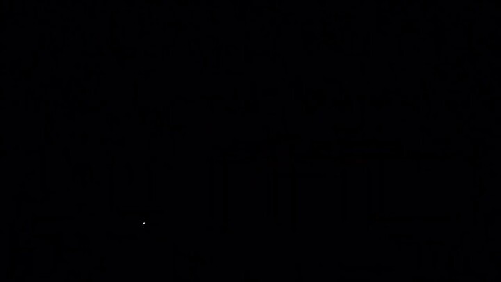 Evening lightning in slow motion