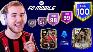 🔥GEMANDO INSCRITOS DO GER 95 ATÉ O 100🔥O MELHOR PACOTE TOTS DO FC MOBILE 24