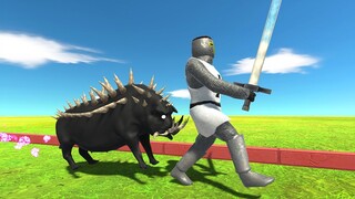 Escape From Evil Pig - Animal Revolt Battle Simulator