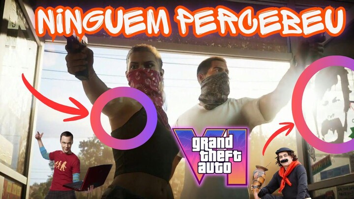 ACHAMOS TODOS OS EASTER EGGS SECRETOS DO TRAILER DO GTA VI!!!!