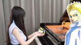 Lagu pertempuran berdarah panas Naruto "Situation Reverse" pertunjukan piano kecepatan tinggi! Piano Ru