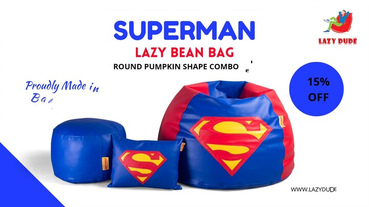 Superhero Beanbag by LAZY DUDE BD