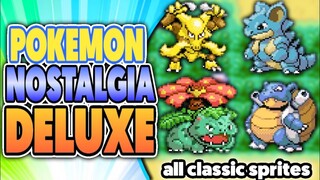 Pokémon Nostalgia Deluxe GBA (All Classic Sprites)+Download
