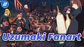 Hoàn thành bức tranh Uzumaki Fanart chỉ trong 5 phút | Tranh tự vẽ_2