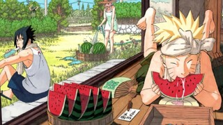 The beautiful horizontal puzzles in Kishimoto's comics