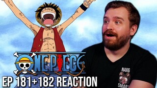 Luffy's FREE | One Piece Ep 181+182 Reaction & Review | Skypiea Arc