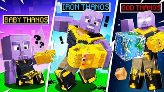 ถ้า! ผมอัพเกรดแปลงร่างเป็น God Thanos ใน Minecraft