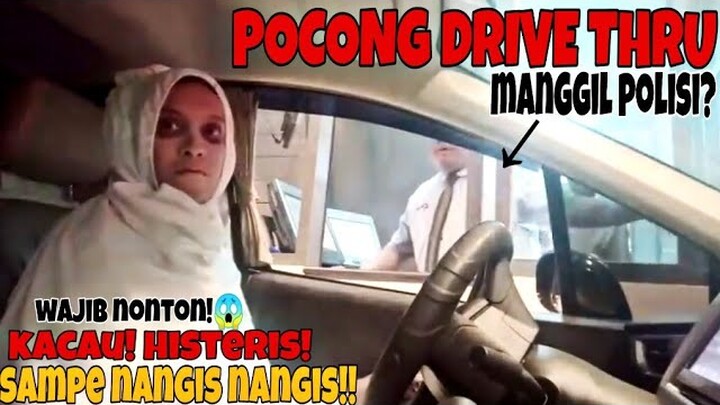 POCONG DRIVE THRU PRANK! GEGER SATU MCD! SAMPAI NANGIS MAU PINGSAN | Michael dan Itin