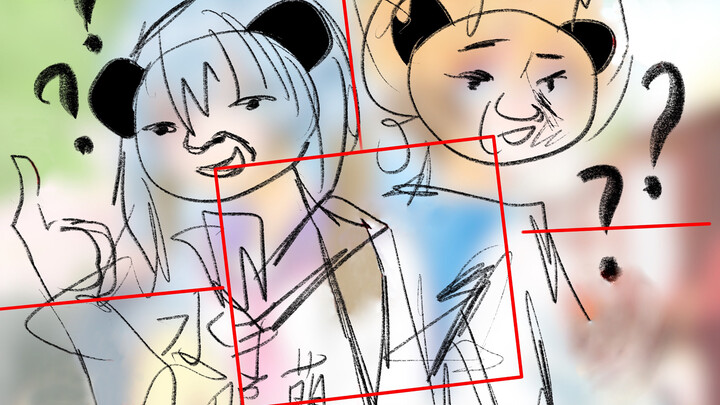 Painting - collaboration by five artists