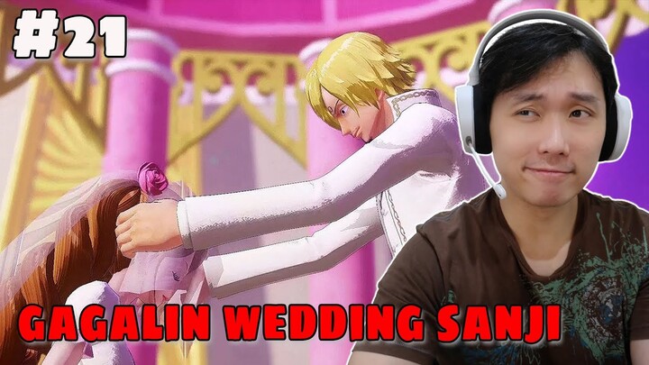 GAGALIN WEDDINGNYA SANJI - ONE PIECE PIRATE WARRIORS 4 INDONESIA #21