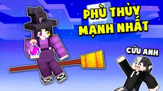 Ruby 1 Ngày trở Thành PHÙ THỦY Mạnh Nhất Để Giải Cứu Siro trong Minecraft !!!