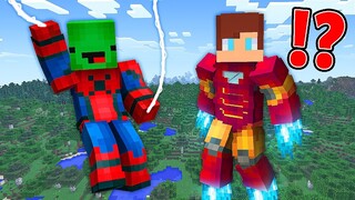 JJ and Mikey Became Superheroes in Minecraft - Maizen