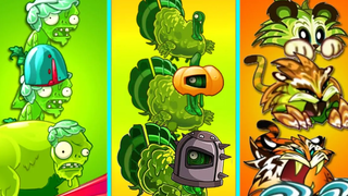 ZOYBEAN POD กับ TURKEY PULT กับ TIGER GRASS - ใครจะชนะ - PvZ 2 Plant Vs Plant