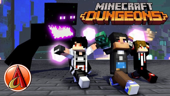 TRIO ANICRAFT VS LABA-LABA LAKNAT | Minecraft Dungeons Indonesia
