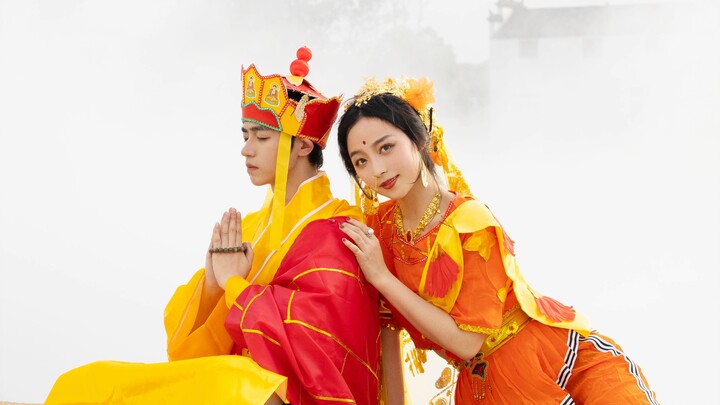 【ท่าเต้นต้นฉบับ】เพลงธีม Indian Girl/การเดินทางสู่ตะวันตก【Lili x Xiaoye】