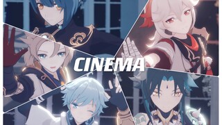 【原神MMD】旅行者，停手吧，外面全是你的老婆 【云 | 秋 | 魈 | 贝 | 叶】【シネマ・CINEMA】