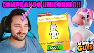 🔥COMPRO LA SKIN DEL UNICORNIO EN STUMBLE GUYS | MENUDO NIVELAZO🔥