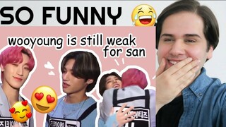 Woosan Moments (Wooyoung is still a soft boi for San but wbk | Ateez) Reaction