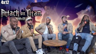 Team Jaegerists! Attack on Titan Season 4 Episode 12 REACTION!