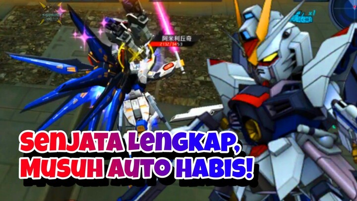 Senjata Lengkap, Musuh Auto Habis! - Gundam Supreme Battle