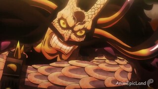 Luffy infuses himself with the Colour of the Supreme King VS Kaido | One Piece