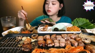 Ăn cơm cùng thịt ba chỉ nướng tại nhà 4 #amthuc