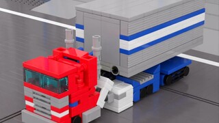 Tác phẩm của Moko, khối xây dựng nhỏ Optimus Prime