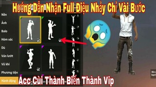 [Garena Free Fire] Hướng Dẫn Cách Nhận Full Điệu Nhảy Free Fire Miễn Phí 100% Chỉ Vài Bước.