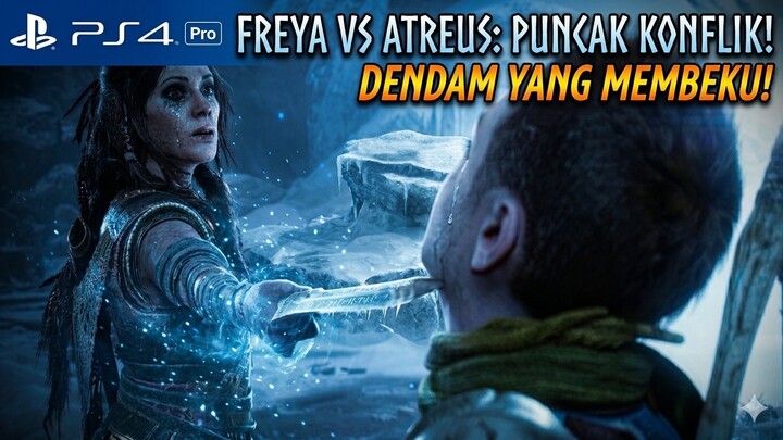 Atreus and Freya Emotional Scene | God of War Ragnarök | PS4 Pro Gameplay