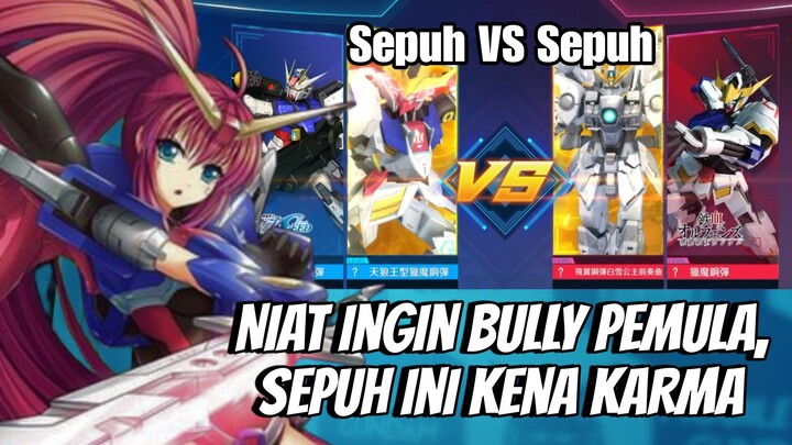 Niat Ingin Bully Pemula, Sepuh Ini Kena Karma - Gundam Supreme Battle