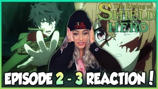RAPHTALIA IS SO PRECIOUS 💕 | The Rising of the Shield Hero Episode 2 & 3 Reaction + Review!