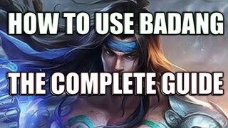 HOW TO USE BADANG | PAANO GAMITIN SI BADANG | MLBB