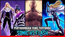 SONIC VS FLASHY FLASH !! KONFLIK DESA NINJA - ONE PUNCH MAN 197